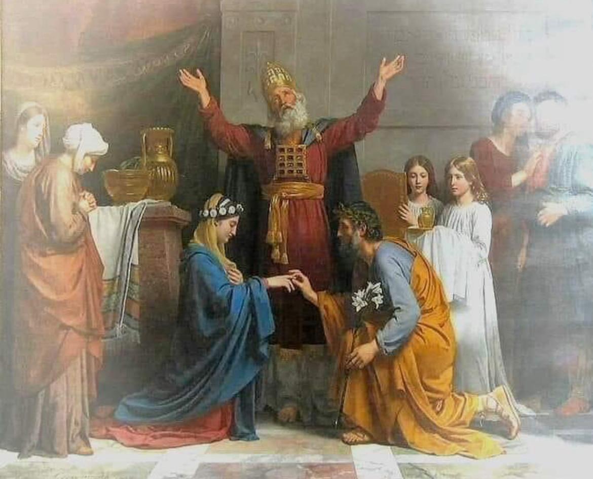 23 janvier : Fiançailles de la Très Sainte Vierge Marie et de Saint Joseph.